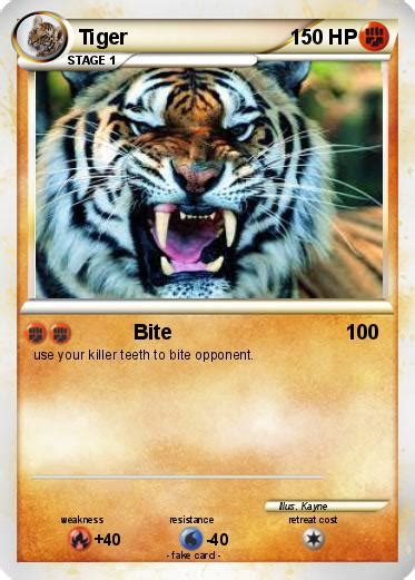 Pokémon Tiger 698 698 - Bite - My Pokemon Card