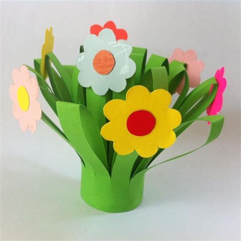 DIY Mother's Day Paper Flower Bouquet | Flower bouquets, Paper glue and ...