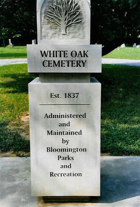 White Oak Cemetery in Bloomington, Indiana - Find a Grave Cemetery