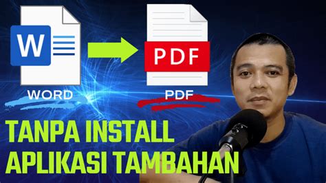 Mengubah Dokumen Word Ke Pdf - Contoh Surat Resmi