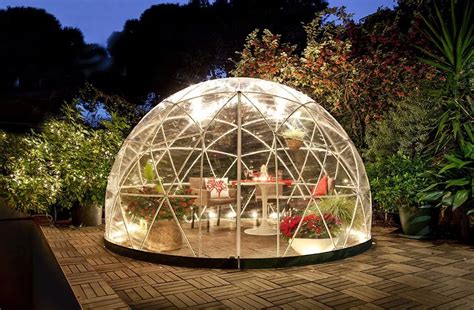 Prefabricated Glass Dome House Outdoor Glass Garden House - Buy Prefabricated Glass House ...