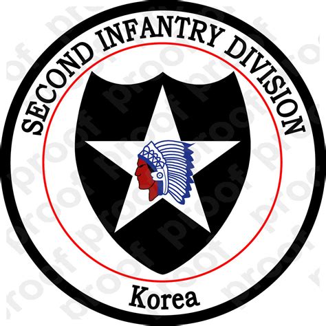 STICKER US ARMY UNIT 2nd Infantry Division Korea | eBay