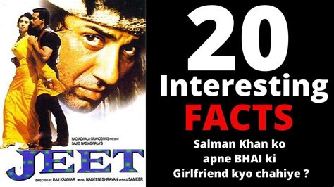 Jeet Full Movie : 20 Interesting facts | Sunny Deol | Salman Khan |Karishma Kapoor - YouTube