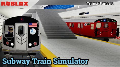 ROBLOX: Subway Train Simulator! R160B (A) Train Train to Coney Island (STS) RARE - YouTube