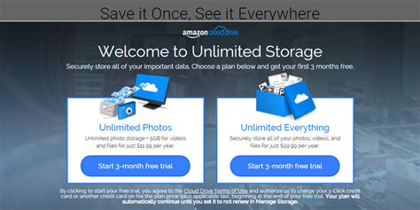 Unlimited Cloud Storage Now Available With Amazon Cloud Drive