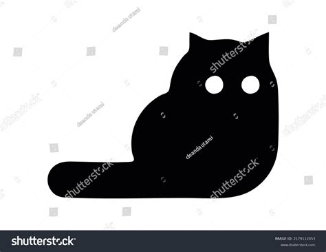 Logo Icon Cat Black White Stock Illustration 2179112053 | Shutterstock