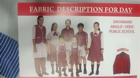 Summer Poly Viscose DAV Public School Check Uniform Fabric at Rs 90 ...