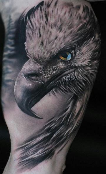 Realistas y asombrosos tatuajes de aguilas en el hombro | Tatuajes ...