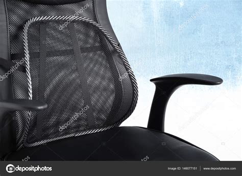 Office chair with mesh for back support — Stock Photo © belchonock ...