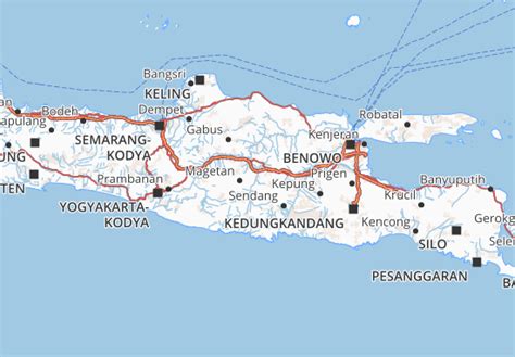 MICHELIN Kota Madiun map - ViaMichelin