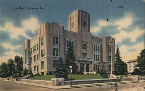 City Hall Hazleton, PA Postcard