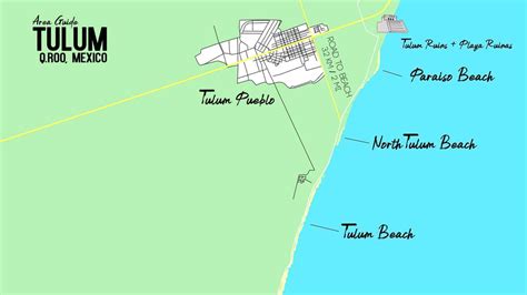 Tulum Mexico Neighborhood Guide Map - Where to Stay - GETTING STAMPED