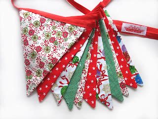 Merry-Go-Round Handmade: More Handmade Christmas/ Xmas Flag Bunting just listed!