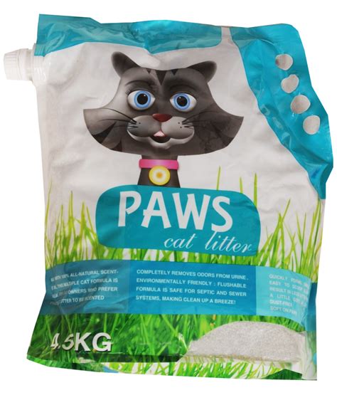 Paws Clumping Cat Litter Orange (4.5kg) | Poshaprani.com