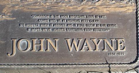 John Wayne Grave Marker