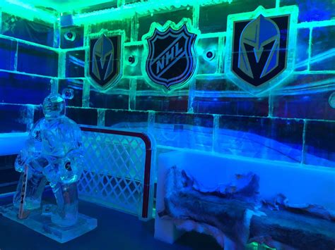 VGK Ice Sculpture at Minus5 Ice Bar — VGK Lifestyle