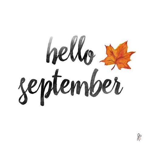 September | September quotes, Hello september quotes, Hello september