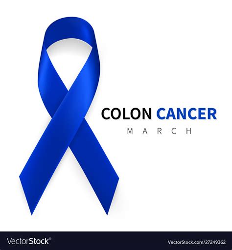 Colorectal Colon Cancer Awareness Month Realistic Vector, 56% OFF