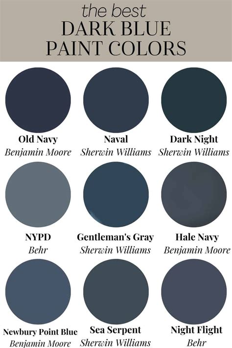 The Best Dark Paint Colors