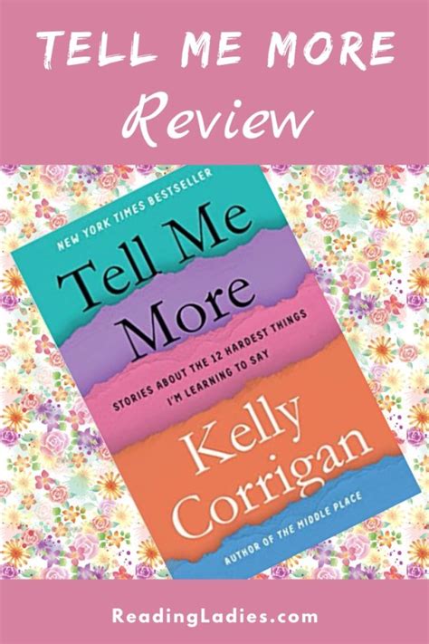 Tell Me More [Book Review] #ThrowBackThursday - Reading Ladies