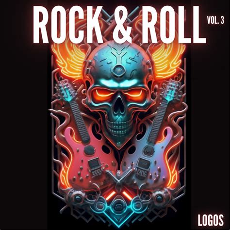 40 Rock & Roll Designs Vol. 3 Rock Logos Rock Band PNG Commercial Free ...