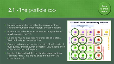 Chapter 2: Quarks and Leptons PowerPoint | Teaching Resources