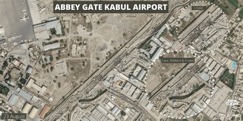 Kabul Airport Abbey Gate, Kabul Airport Map The Dangerous Route To The Main Entrance The New ...