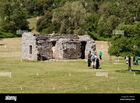 El Dorado County Jail Ruins Stock Photo - Alamy