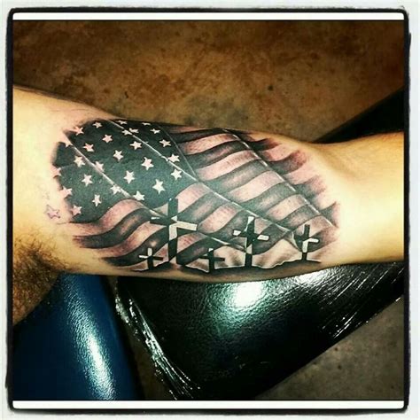 39++ Amazing American flag cross tattoo designs ideas