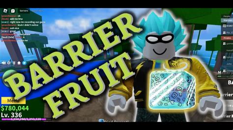 Abilities of Barrier Fruit- Blox fruits - YouTube