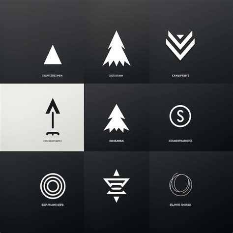 Premium AI Image | Logo set modern and creative branding idea ...