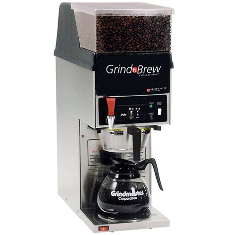 Grindmaster GNB11H 5.5 lb. Single Hopper 64 oz. Decanter Grind'n Brew ...