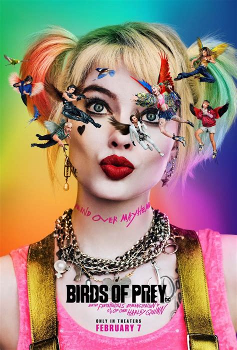 New Birds of Prey Movie Poster Shows Off Harley's Crazy Side