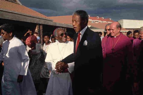 Desmond Tutu's laugh was contagious. His fight for freedom was deadly serious : NPR