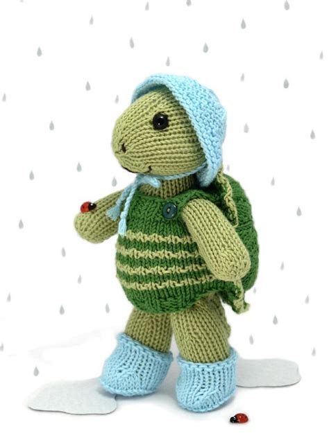 Rainy Day Turtle Knitting pattern by Barbara Prime