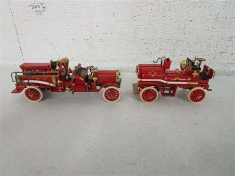 6 - Matchbox Models Of Yesteryear Fire Trucks - Oberman Auctions