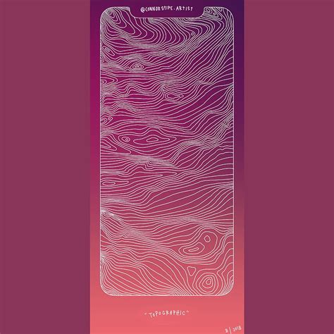 Minimalist Topographic magenta/coral HD phone wallpaper | Pxfuel