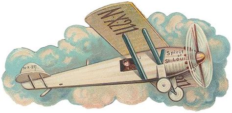 Free Graphic Friday - Spirit of St. Louis Airplane | Vintage airplanes ...