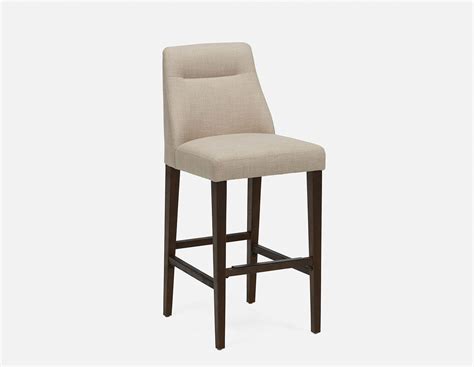 Structube Larry Bar Stool 107cm x 48cm x 55cm in Light Grey | Bar stools, Modern dining room, Stool
