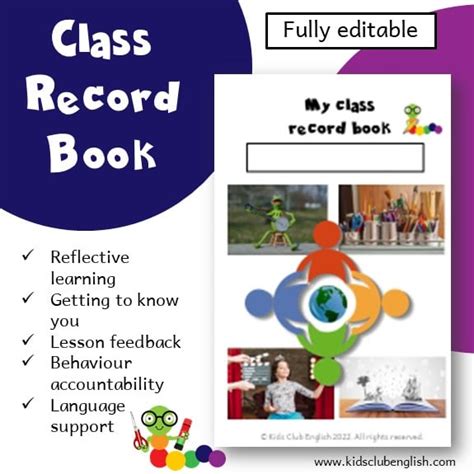 Class record book - Activities and self-assessment - Kids Club English