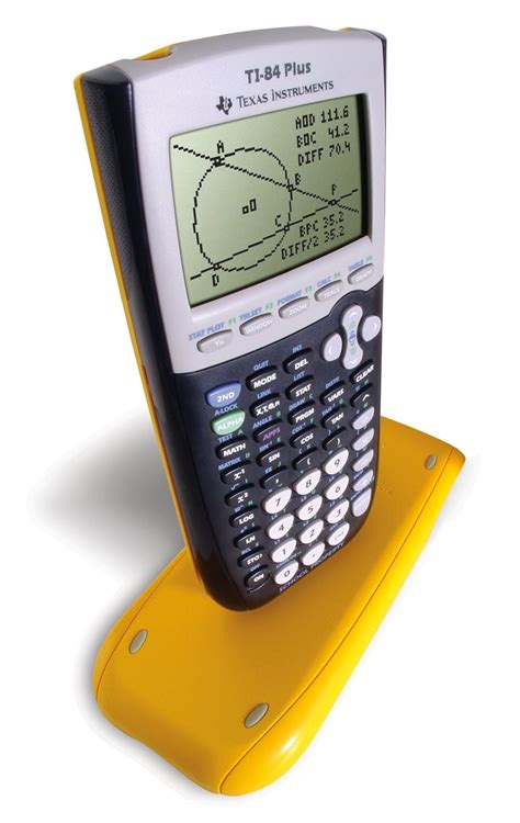 Texas Instruments TI 84 Plus Graphing Calculator in EZ Spot Yellow with ...