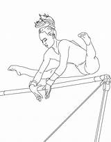 Coloring Pages  Perfect Gymnastics sketch template