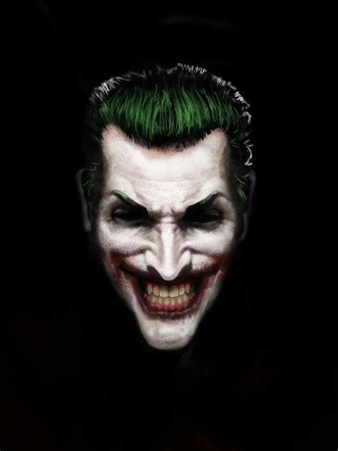 Joker Face Finished - Smile by brandonledgerwood.deviantart.com on @DeviantArt Joker Comic ...