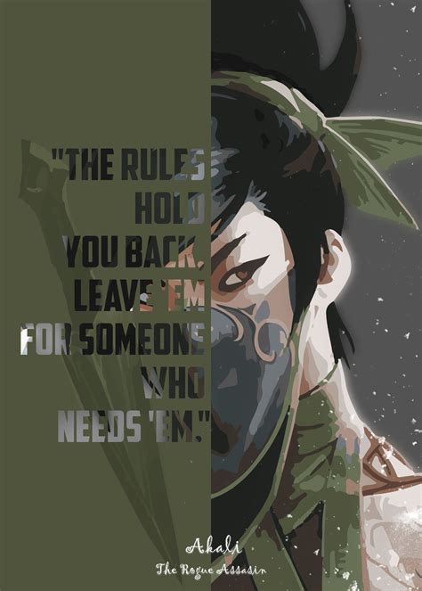 Akali - The Rogue Assassin | League of legends poster, Lol league of ...