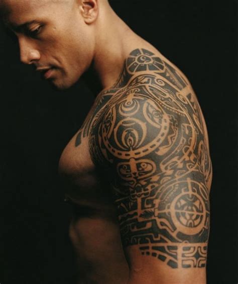 Dwayne Johnson (The Rock) at Age 15 | Tribal tattoos for men, Rock tattoo, Dwayne johnson