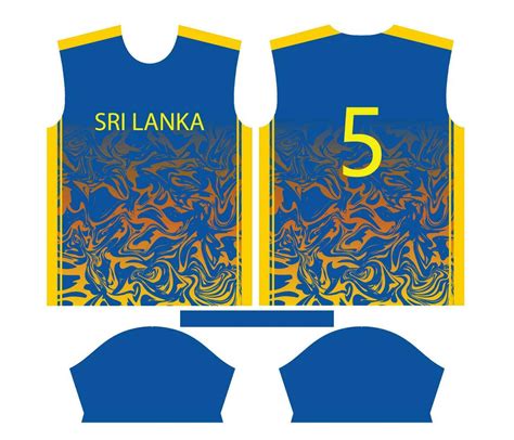 Srilanka cricket team sports kid design or Sri Lankan cricket jersey ...