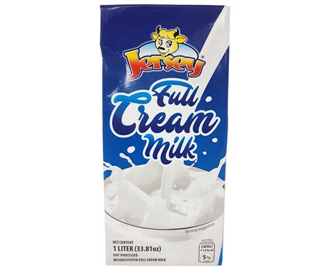 JERSEY FRESH MILK FULL CREAM 1L (C) – Kitchen Convenience: Ingredients ...