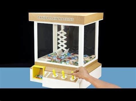 How To Make Candy Claw Machine From Cardboard! DIY Claw Machine | Claw machine, Cardboard crafts ...
