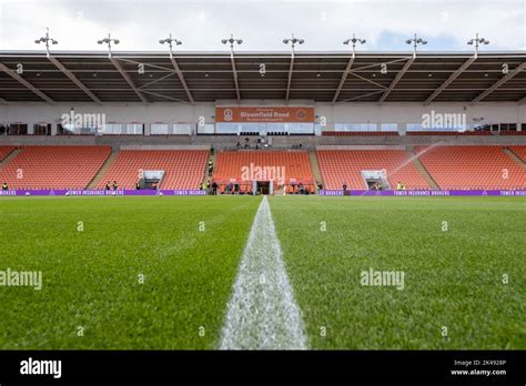 General view inside Bloomfield Road Stadium ahead of the Sky Bet ...