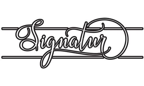 Word Signature Stock Illustrations – 4,312 Word Signature Stock ...